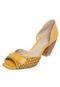 Peep Toe Capodarte Delicate Amarelo - Marca Capodarte