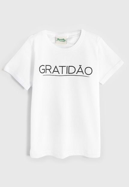 Camiseta Romitex Infantil Lettering Branca - Marca Romitex