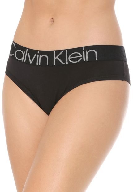 Calcinha Calvin Klein Underwear Tanga Evolution Preta - Marca Calvin Klein Underwear