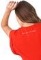 Camiseta Colcci Torção Vermelha - Marca Colcci