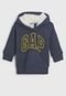 blusa gola alta Infantil GAP Capuz Azul-Marinho - Marca GAP