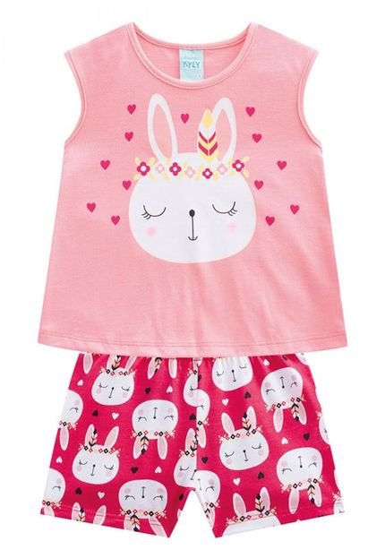 Pijama Infantil Rosa Kyly - Marca Kyly