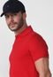 Camisa Polo Tommy Hilfiger Reta Bordado Vermelha - Marca Tommy Hilfiger
