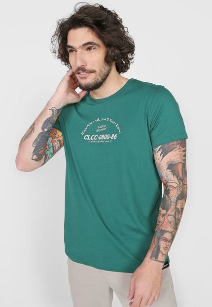 Camiseta Colcci Hotline Verde - Marca Colcci