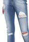 Calça Jeans Osmoze Skinny Destroyed Azul - Marca Osmoze