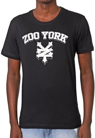Camiseta Zoo York Manga Curta Incredible Cracker Preta
