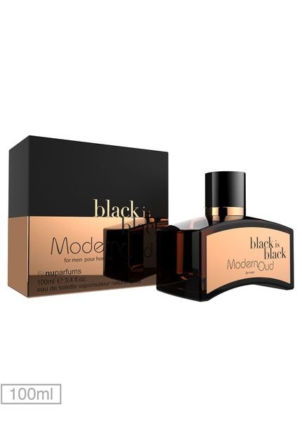 Perfume Black is Black Aqua Modern Oud Nu Parfums 100ml - Marca Nu Parfums