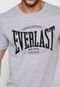 Camiseta Everlast Lettering Cinza - Marca Everlast