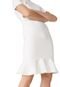Vestido AMARO Peplum Essential Off-White - Marca AMARO