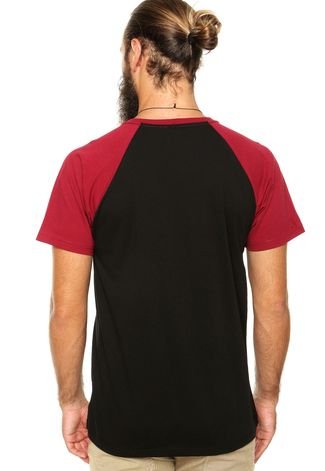 Camiseta Clothing & Co. Basic Raglan DeVito Preto