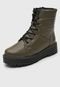 Bota Coturno My Shoes Recortes Verde - Marca My Shoes