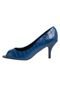 Peep Toe Vizzano Azul - Marca Vizzano