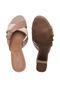 Tamanco Piccadilly Fivela Nude - Marca Piccadilly