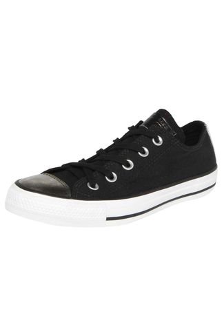 Tênis Converse All Star CT AS Brush Off Leather Toecap OX Preto