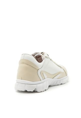Tênis Capodarte Dad Sneakers Chunky Bege/Branco