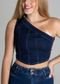 Top Jeans Sawary - 276241 - Azul - Sawary - Marca Sawary