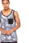 Regata Globe Flowers Singlet Cinza - Marca Globe