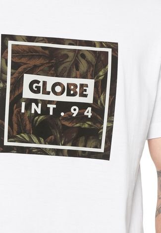 Camiseta Globe Leaf Branca