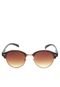 Óculos de Sol Thelure Redondo Detalhe Marrom - Marca Thelure