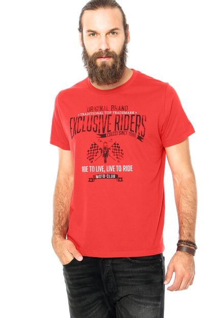 Camiseta Colcci Exclusive Riders Vermelha - Marca Colcci