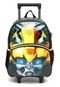 Mochila de Rodinhas Pacific G Transformers Strong Bumblebee Preta/Amarela - Marca Pacific