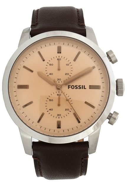 Relógio Fossil FS51560XI Marrom - Marca Fossil