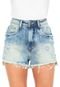 Short Jeans My Favorite Thing(s) Paetês Azul - Marca My Favorite Things