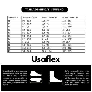 Slingback Usaflex Feminino Bico Fino Casual AK0202