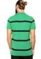 Camisa Polo Tommy Hilfiger Regular Fit Listras Verde - Marca Tommy Hilfiger