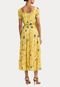 Vestido Lauren Ralph Lauren Midi Floral Amarelo - Marca Lauren Ralph Lauren