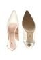 Scarpin Thelure Slingback Bege - Marca Thelure