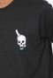 Camiseta HD Knife Skull Grafite - Marca HD