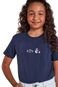 Camiseta Estampada Peixinho E Reserva Mini Azul Marinho - Marca Reserva Mini