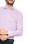 Camisa Tommy Hilfiger Regular Fit Estampada Rosa - Marca Tommy Hilfiger