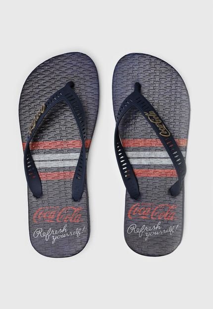 Chinelo Coca Cola Shoes Candler Azul-Marinho - Marca Coca Cola Shoes