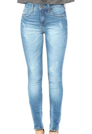 Calça Jeans Colcci Puída Azul