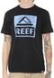 Camiseta Reef Logo Fill Preta - Marca Reef