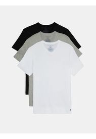 Pack De 3 Camisetas V-Neck Multicolor Tommy Hilfiger