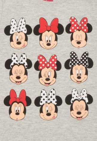 Camiseta Cativa Disney Minnie Cinza