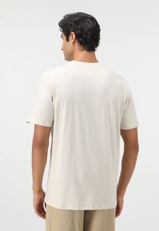 Camiseta Quiksilver Logo Off-White