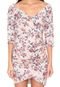 Vestido My Favorite Thing(s) Curto Floral Rosa - Marca My Favorite Things