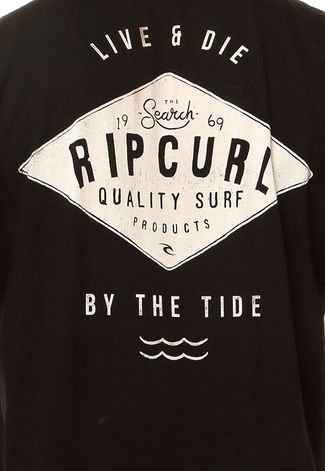 Camiseta Rip Curl By The Tide Preta