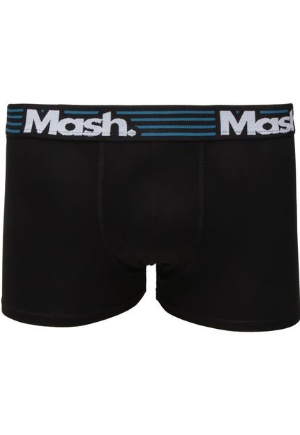 Cueca MASH Boxer Logo Preto - Marca MASH