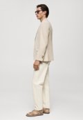 Blazer Mango Pockets Off-White - Marca Mango