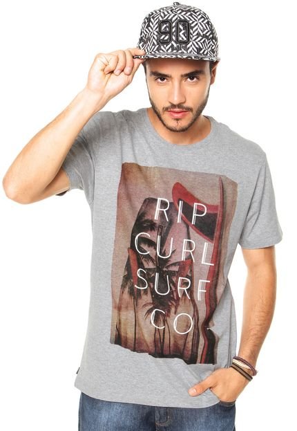 Camiseta Rip Curl Fixated Cinza - Marca Rip Curl