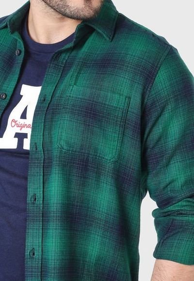 Camisa Verde Azul Navy GAP Compra Ahora Dafiti Colombia