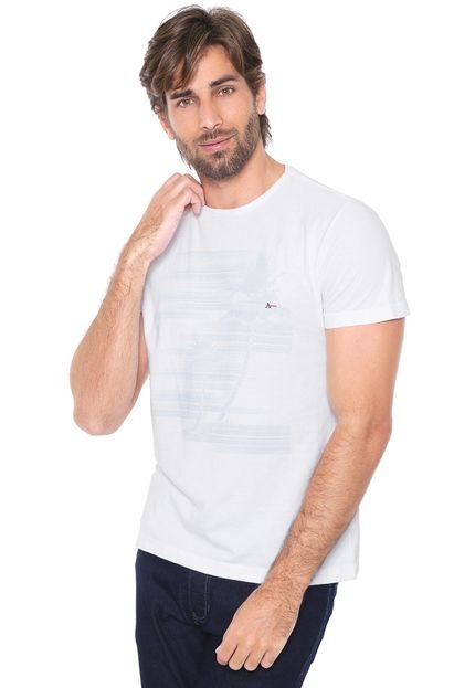 Camiseta Aramis Coqueiro Branca - Marca Aramis