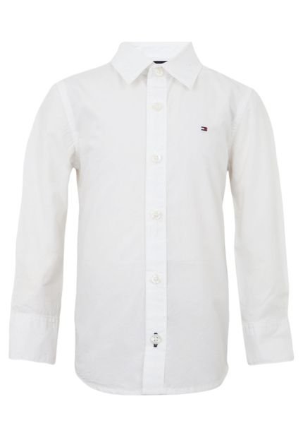 Camisa Tommy Hilfiger Bordado Branca - Marca Tommy Hilfiger