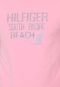 Camiseta Tommy  Hilfiger Casual  Rosa - Marca Tommy Hilfiger