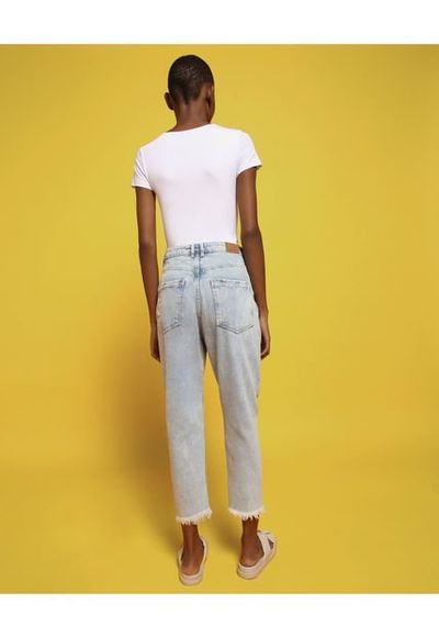 Jean Mujer Seven Mom Azul Algod n Compra Ahora Dafiti Colombia